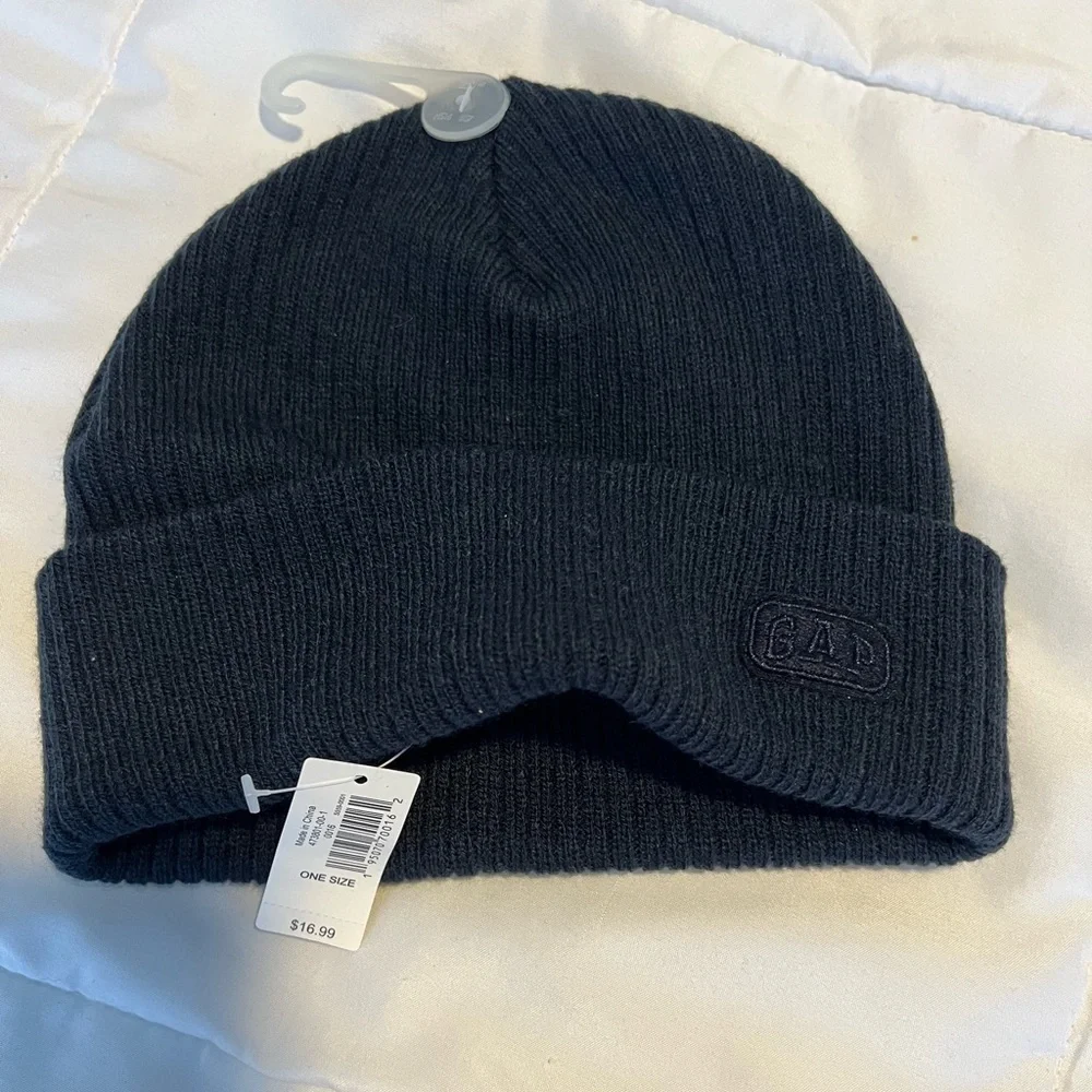 Gap Boys 2 Winter Hats and Gloves Navy Blue NEW NWT